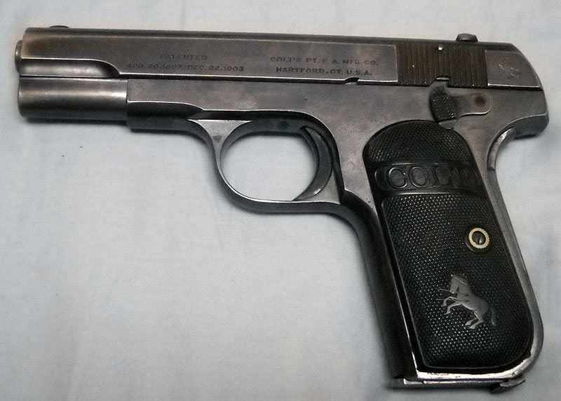 Colt Model 1903 Pocket Hammerless, left side